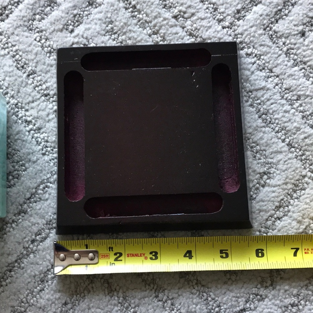 Set of 4 glass photo coasters -BNIB - Picture 3 of 5